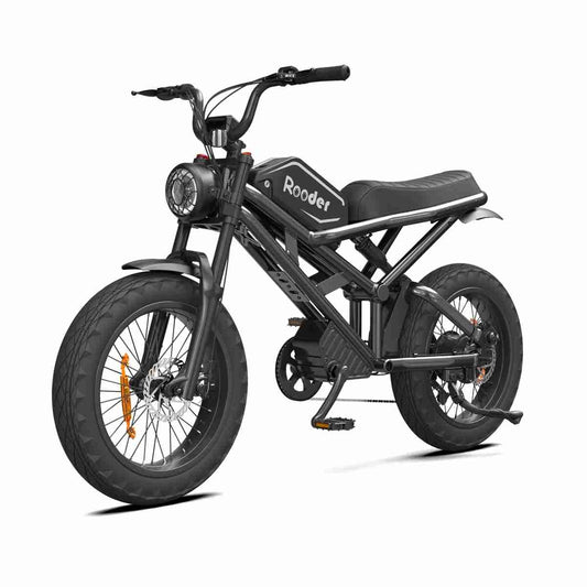 Rooder Moto-Style Fat Tire Electric Bike